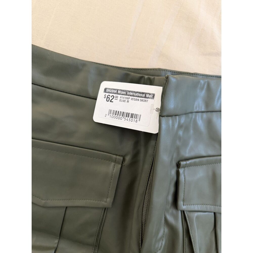 idem ditto (Shusha Boutique) Vegan Skort Olive NWT - Picture 6 of 7